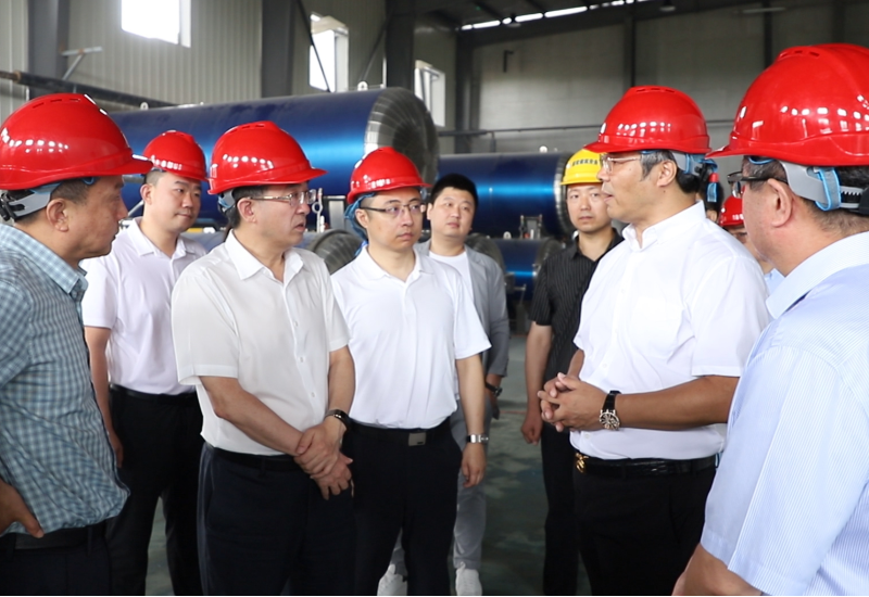 哈尔滨市委常委、副市长栾志成到利如金农业集团远海分公司在建项目工地考察调研